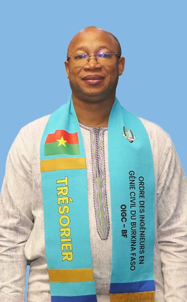 Ing. TRAORE Cheick Jean Francois, Trésorier de l'Ordre des Ingénieurs en Génie Civil du Burkina Faso