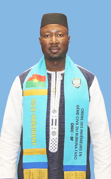 Ing. BAGUEMZANRE K. Serge Davy, Vice-président de l'Ordre des Ingénieurs en Génie Civil du Burkina Faso