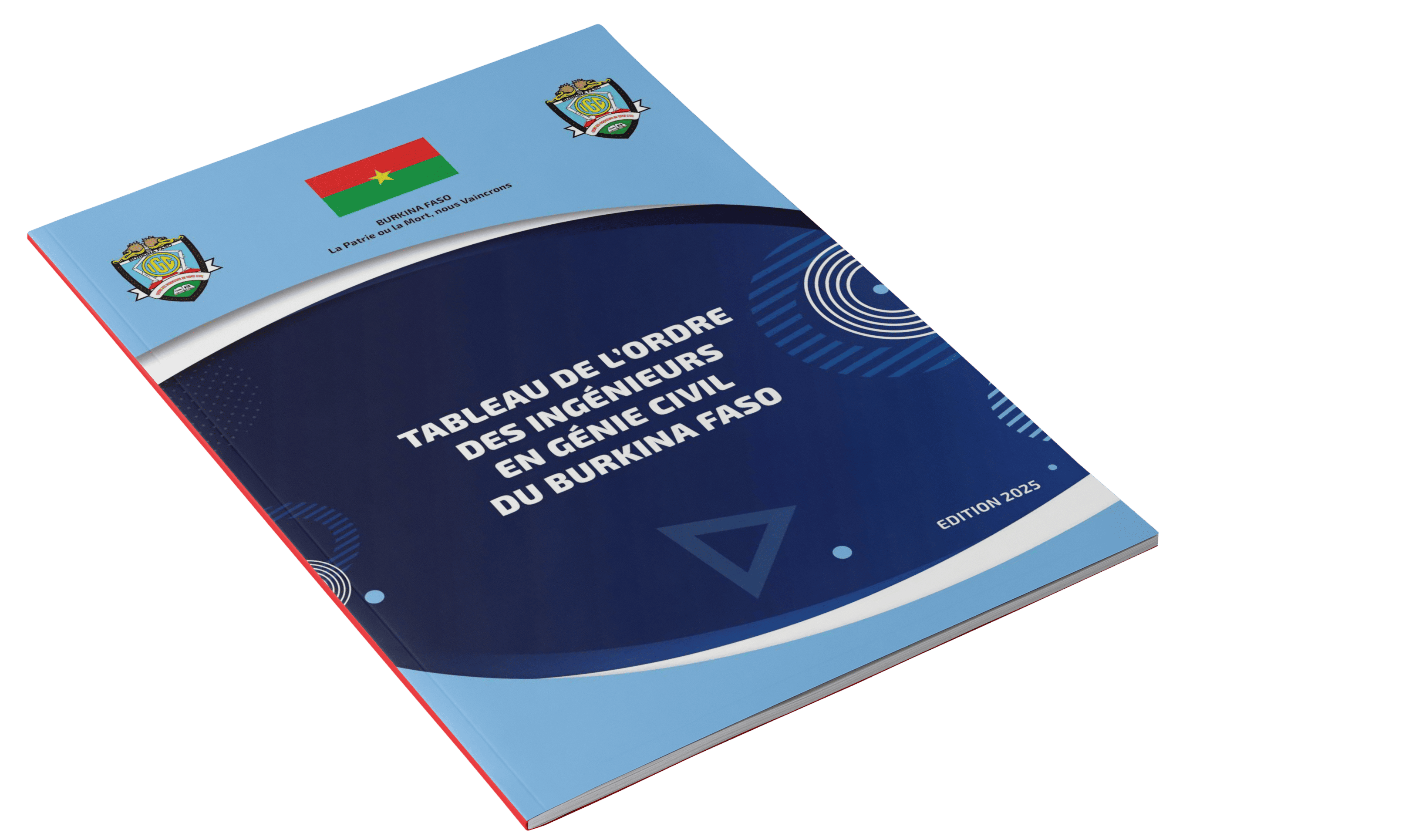 Image du livret Tableau de l'Ordre des Ingénieurs en Génie Civil du Burkina Faso